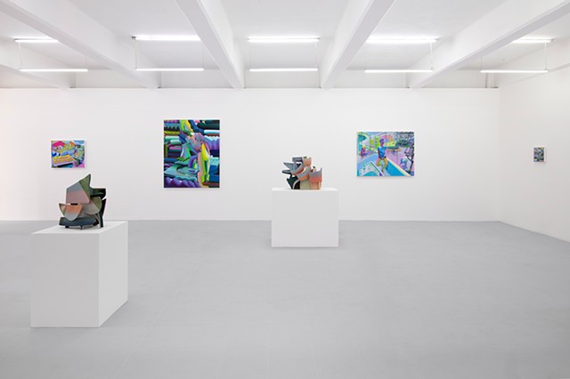 Installation view of "Aguacero" at Galerí­a Karen Huber, Mexico City, September 3 - October 24, 2026