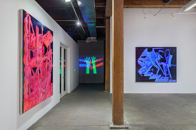 Installation View: STAGE LEFT at Carrie Secrist Gallery
