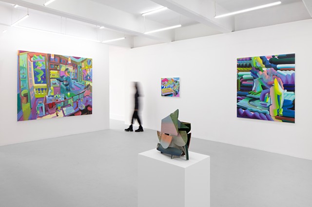 Installation view of "Aguacero" at Galerí­a Karen Huber, Mexico City, September 3 - October 24, 2026
