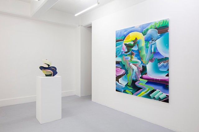 Installation view of "Aguacero" at Galerí­a Karen Huber, Mexico City, September 3 - October 24, 2026