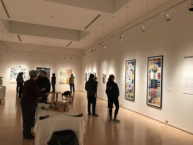 Grimshaw-Gudewicz art gallery reception.  Exhibition “Histories, Lived, Learned and Inherited”  2020 