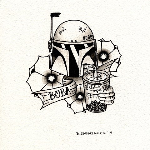 Boba (Fett) Black and Gray