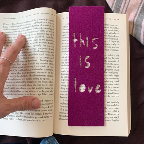 this is love bookmark
