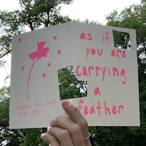 a Mother's Day card