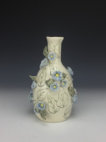 Blue Flower Vase (View 2)