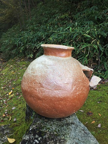 Large Cracked Wood-Fired Jar (View 4)