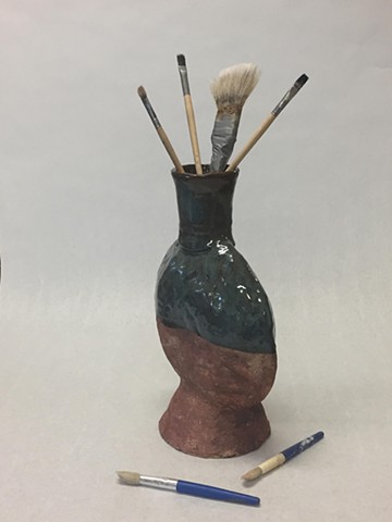 Japanese Clay Vase