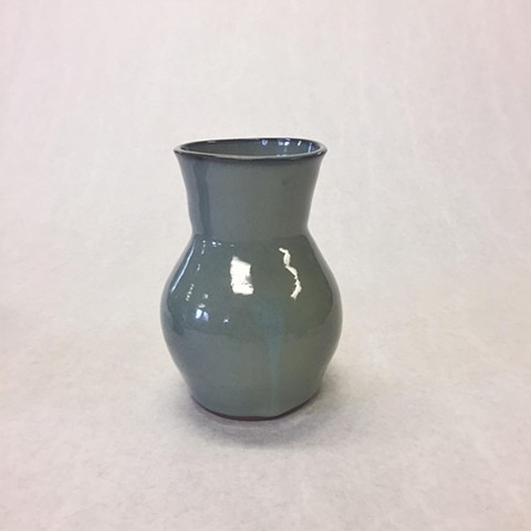 Variegated Blue Vase