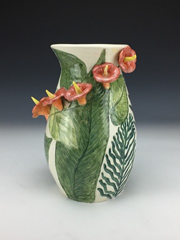 Tropical Flower Vase (View 3)