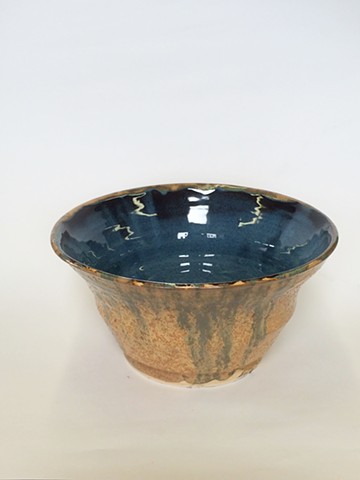 Cork and Blue Bowl
