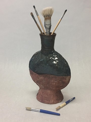 Japanese Clay Vase