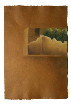 Passage 5 oil painting DieuDonne handmade paper abstract art