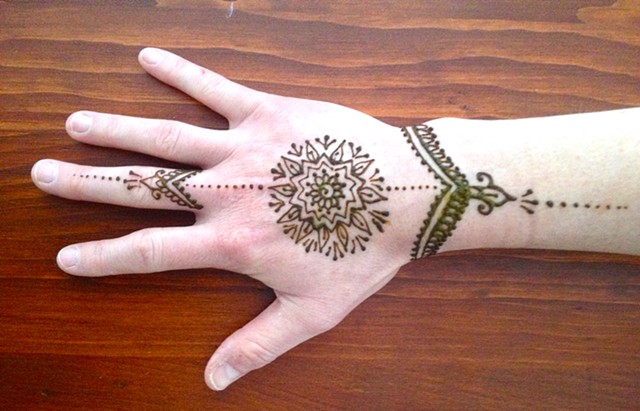 Henna Hand Mandala