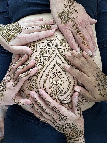 Henna belly party/blessingway