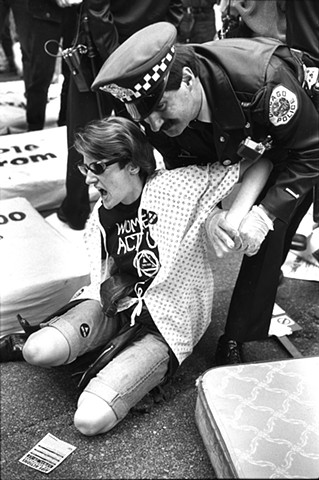 ACT UP Women's Caucus direct action, City Hall, Chicago, April 1990. Photograph Genyphyr Novak