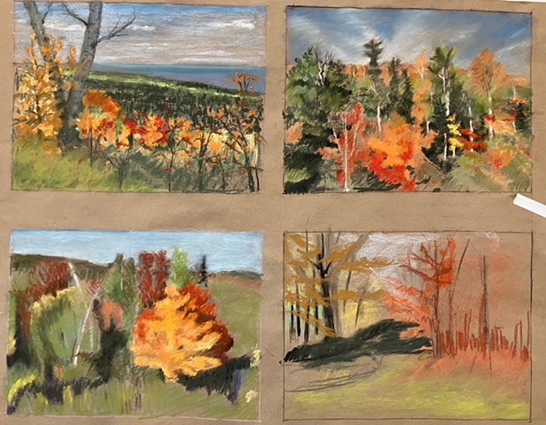 Sketches of Fall along Lake Superior 