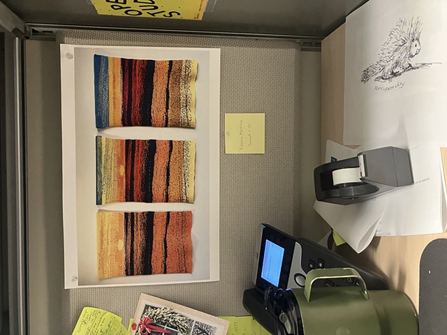 Sunset l-lll, by Yvonne Martinez exhibited at falcon*at work
