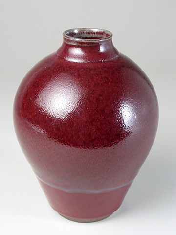 Copper Red Vase