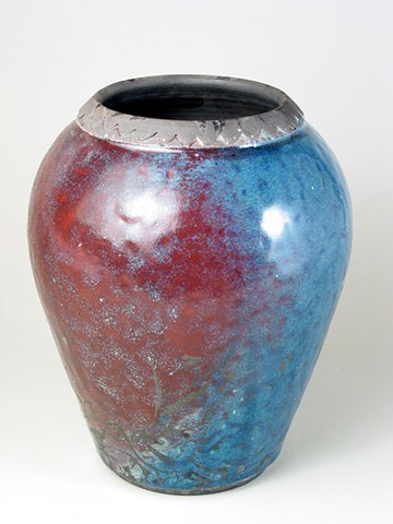 Red and Blue Vase