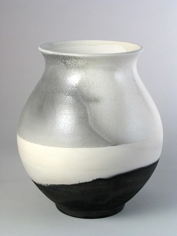 Carbon Trap Raku Vessel