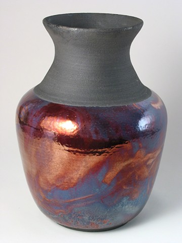 Copper/Blue Vase