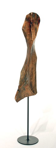 Untitled.
(Figurative Wood Sculpture, Madrone #1)