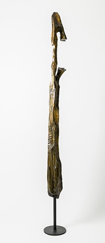 Untitled.
(Figurative Wood Sculpture, Pine #1)