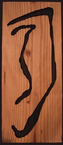 Untitled. 
(Figurative Wood Cut, Pine #6