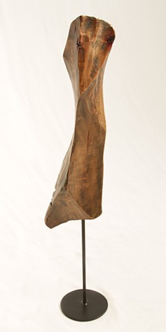 Untitled.
(Figurative Wood Sculpture, Madrone #1