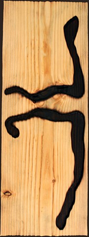 Untitled. 
(Figurative Wood Cut, Pine #2)