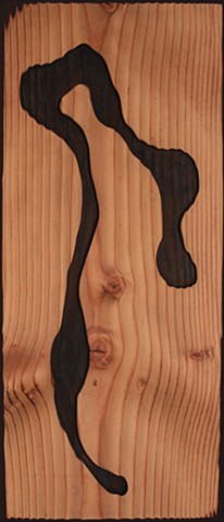 Untitled. 
(Figurative Wood Cut, Pine #3)