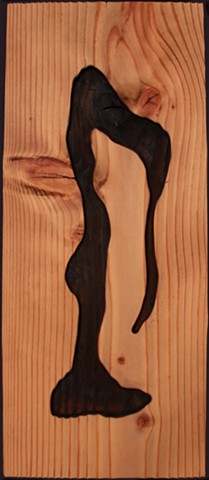 Untitled. 
(Figurative Wood Cut, Pine #8)