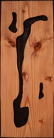 Untitled.
(Figurative Wood Cut, Pine #7)