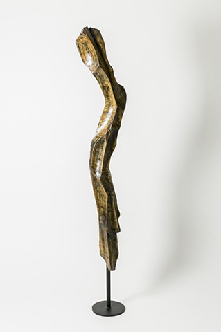 Untitled.
(Figurative Wood Sculpture, Pine #2s)