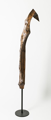 Untitled.
(Figurative Wood Sculpture, Madrone #2)
