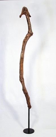 Untitled.
(Figurative Wood Sculpture, Madrone #4)