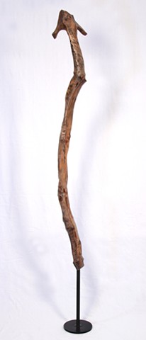 Untitled.
(Figurative Wood Sculpture, Madrone #4)