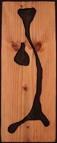 Untitled. 
(Figurative Wood Cut, Pine #4)