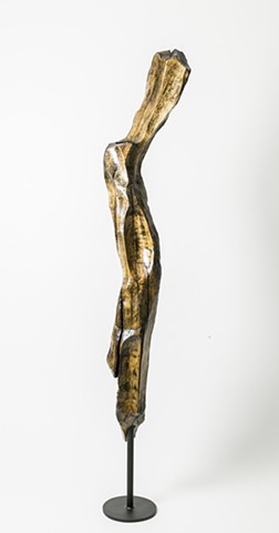 Untitled.
(Figurative Wood Sculpture, Pine #2)