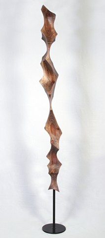 Untitled.
(Figurative Wood Sculpture, Redwood #1s)
