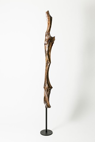 Untitled.
(Figurative Wood Sculpture, Madrone #1s)