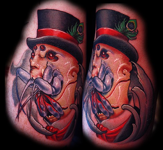 jack the ripper tattoo, creature tattoo, scary tattoo, eric james tattoo, blind tiger tattoo, arizona tattoo, phoenix tattoo 