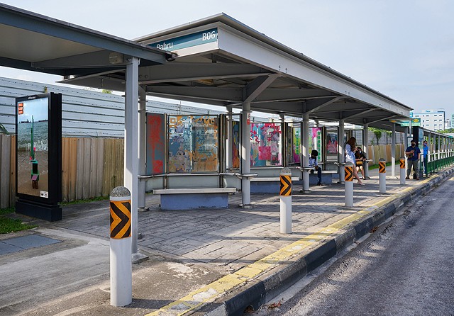 Merryn Trevethan public artwork for busstopart Singapore