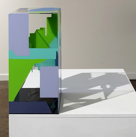 Merryn Trevethan, Paintings on plexiglass, Abstraction, Fox Galleries