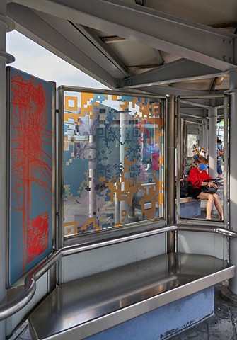 Merryn Trevethan artwork for busstopart Singapore