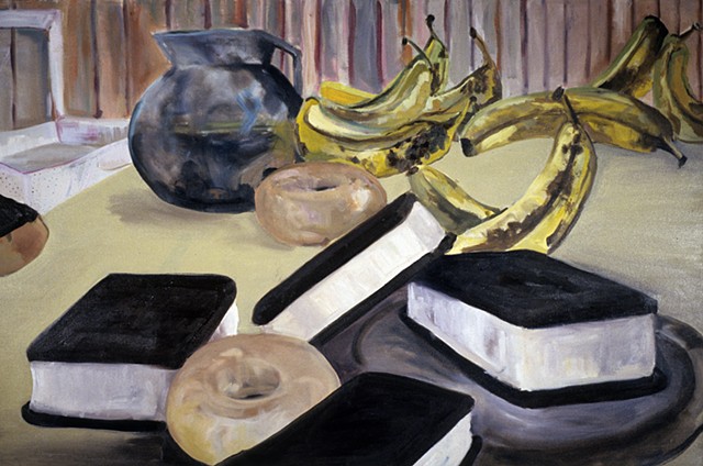 Painting 1 - Favorite Foods, Oil on Canvas