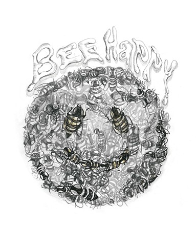 Bee Happy by Heather Pereira