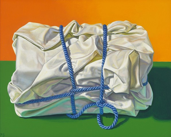 Pamela Sienna oil painting of cloth