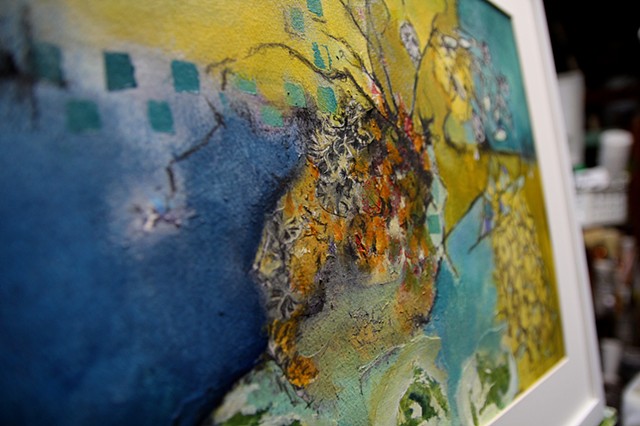 An up close view of a recent piece.