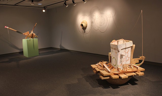 Installation view of solo show at Union University